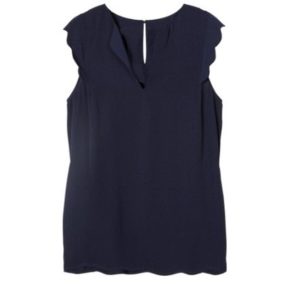 41 Hawthorn Dawney Scallop Trim Blouse - Picture 1 of 11